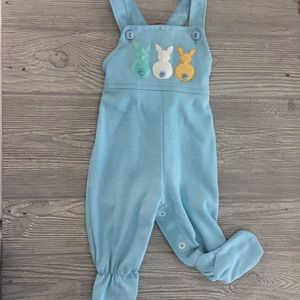 🌷 Easter Spring Baby Boys Overall Outfit 🐇